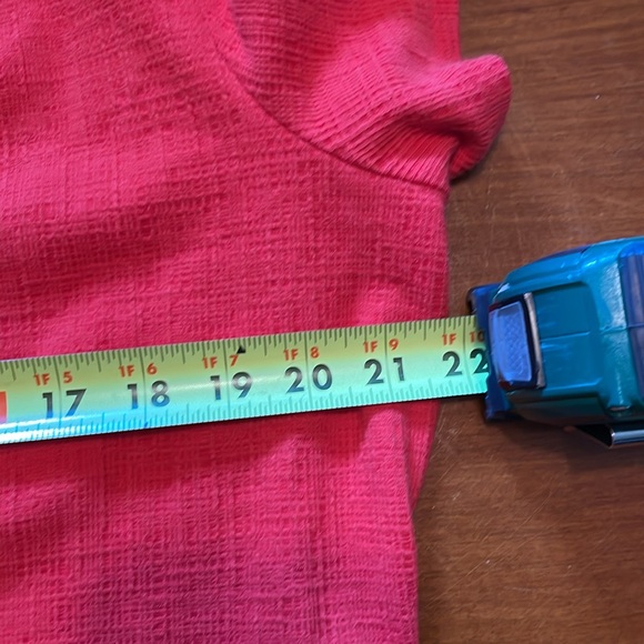 J. Crew Red Wrap Dress V-Neck Short Sleeve - Picture 8 of 8